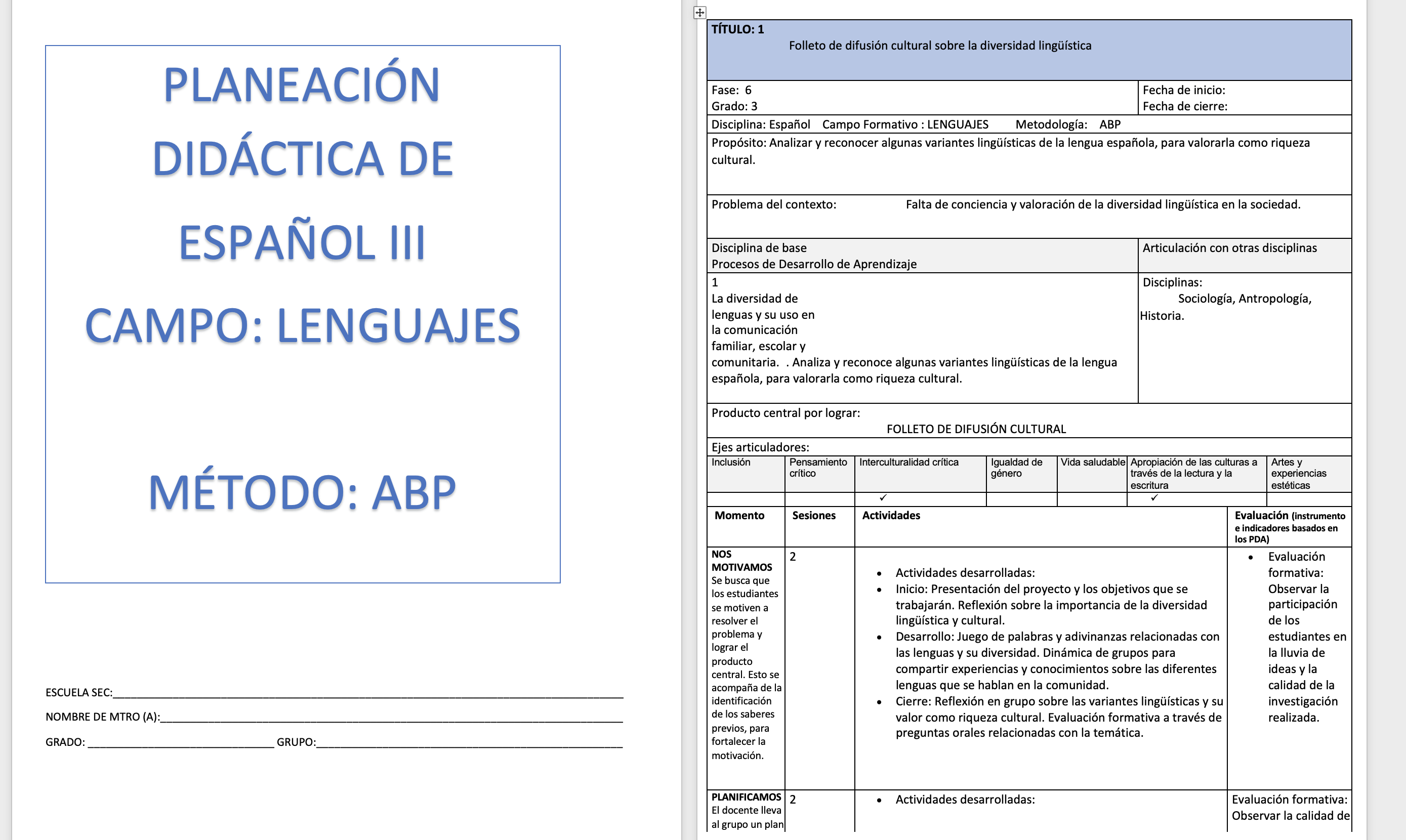 ESPAÑOL 3